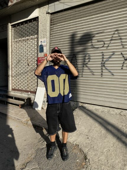 Navy "00" jersey