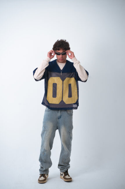navy "00" jersey